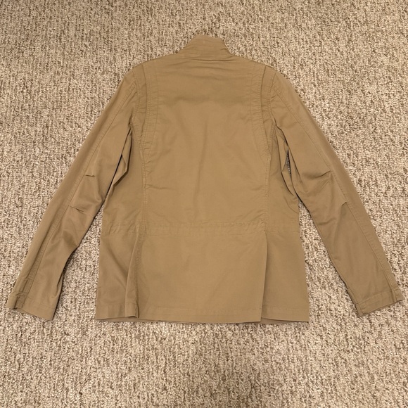 Vince Stonewashed Beige Military Jacket - Picture 3 of 4